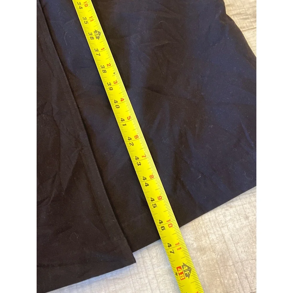 Ralph Ralph Lauren Mens Black Double Breasted Belted Trench Coat 42L Long Jacket